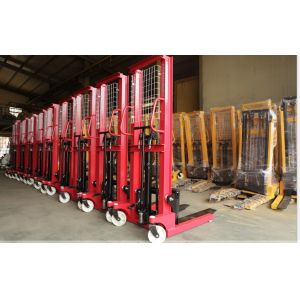 KAD Manual Hydraulic Stacking Truck Handling Warehouse Logistics Lifting