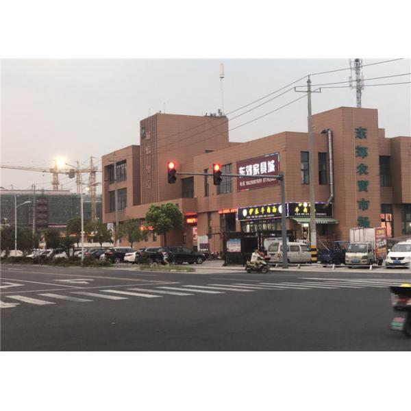 Flexible Arm Traffic Light Pole Road Sign Poles For Crossing Road