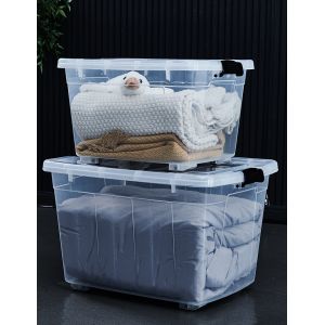 Recyclable Bin Household Multifunction Large Stackable Clothes Clear Transparent