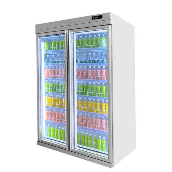 Buy New Style Remote Cooling System R22 Commercial Beverage Showcase Upright Cooler at wholesale prices