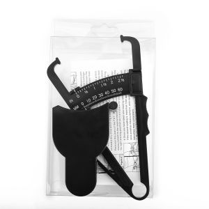 Cool Black Body Fat Measuring Tape Percentage Measurement Tester Set With