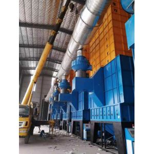 500 Tons Paddy Parboiling And Drying Machine Two Husk Furnace