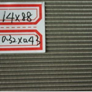 Quality SGS certificate 304&amp; 316 14X88mesh Stainless Steel Dutch Weaving Wire Mesh for sale