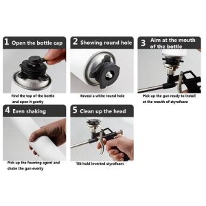 B2 Fire Rated Expanding Foam 750ml Silicone Glue Solvent