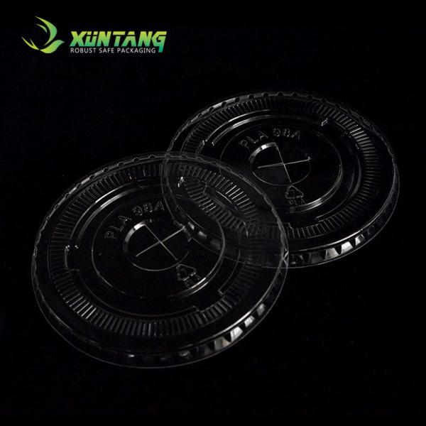 Buy 70mm PLA Compostable Coffee Cup Lids Biodegradable at wholesale prices