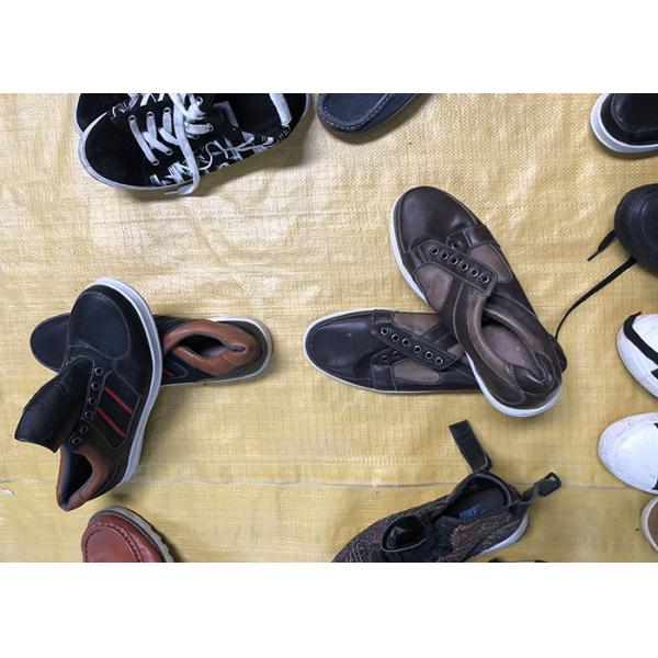 Safety Used Mens Shoes Canvas Type Wearable Second Hand Casual Shoes