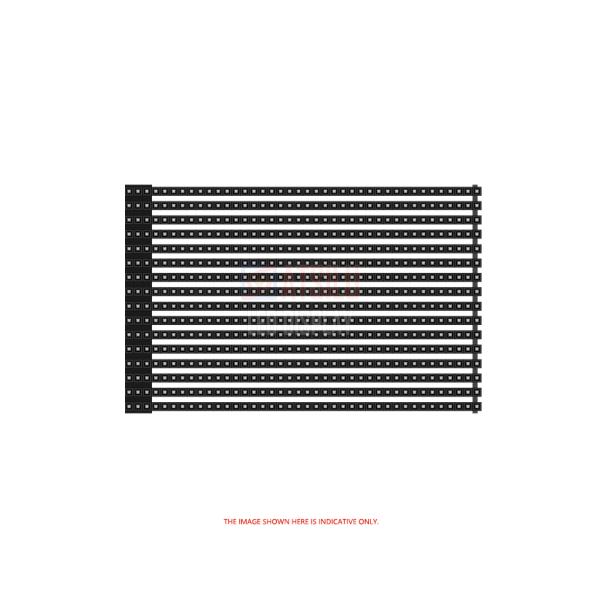 P12.5mm Outdoor Facade Transparent LED Display Cabinet