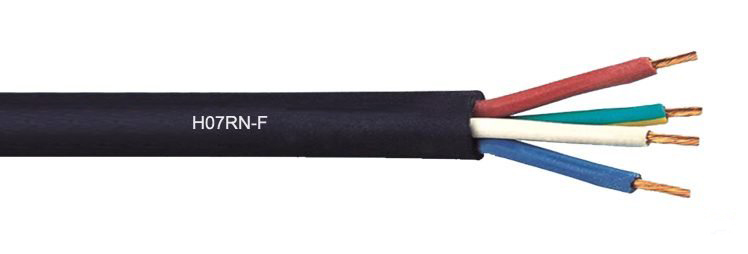 EPR H07RN-F Class 5 Rubber Flexible Cable Harmonized Heavy Duty Trailing