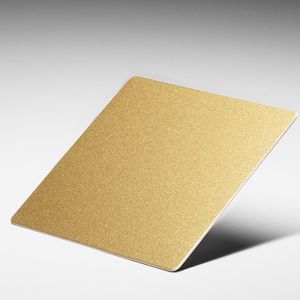 5 x 10FT Gold Color Stainless Steel Sheet 2438mm 3048mm 430 4 x 8FT Sandblasting