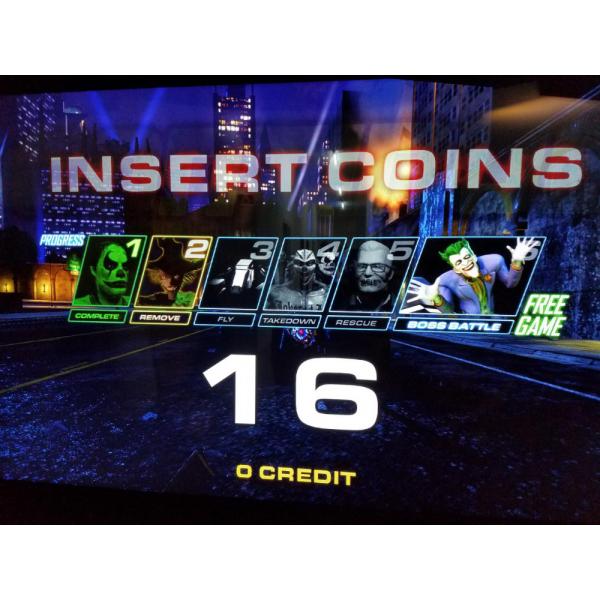 Batman Simulator Racing Arcade Machine For Kid ' S Playground 12 Months Warranty