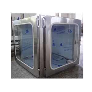Quality Air Proof Cleanroom Pass Box L Shape With Electronical Lock for sale
