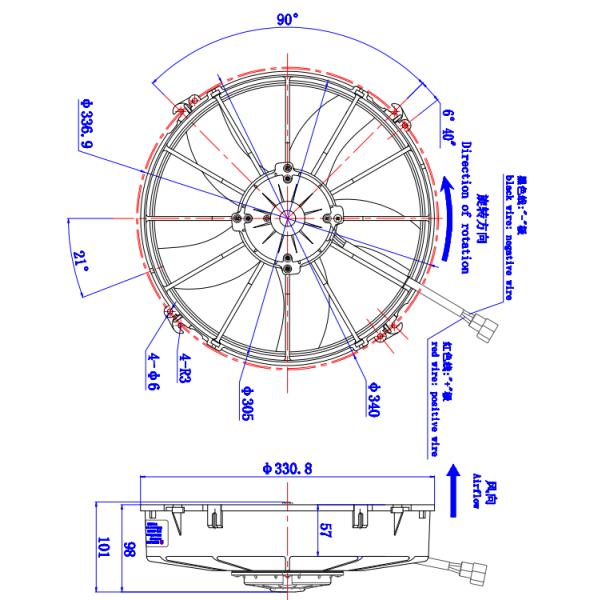 High Speed Condenser Fan,Electric Air Conditioner Condenser fan, DC Motor Fan