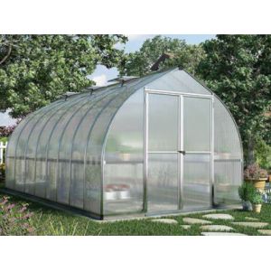 Quality 3*6*2m Aluminum Polycarbonate Sheet Greenhouse Single Span for sale