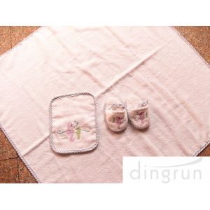 Machine Washable Newborn Baby Hooded Towels OEM / ODM Acceptable