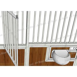 Hot Dipped Galvanized Horse Stable Front 3m Door Width