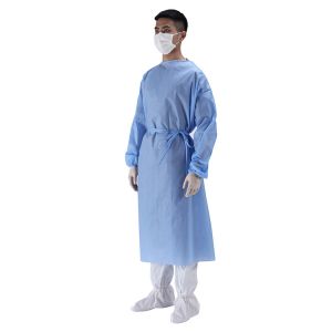 Disposable Isolation Gown Surgical Waterproof Disposable Non Woven Protective