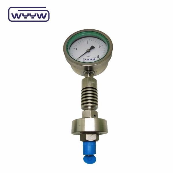 Buy All Stainless Steel High Temp Pressure Gauge Diaphragm Seal 1 Year Warranty at wholesale prices