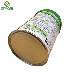 Plastic Cap BPA Free CMYK 800g Milk Powder Tin Can