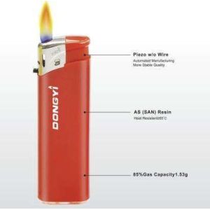 Plastic Unique Design Custom Logo Cigarette Lighter Electronic Candle Lighter