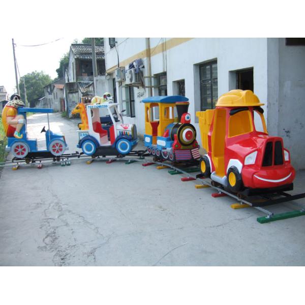Large Capacity Outdoor Riding Train Set , Childrens Ride On Train In Theme Park