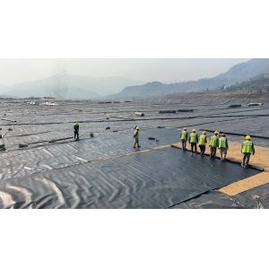 Smooth HDPE Waterproof Geomembrane For Landfills And Sewage