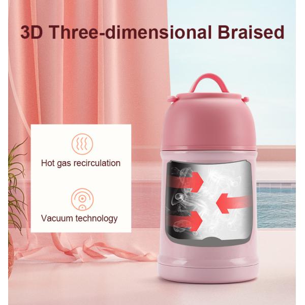 700ml Metal Custom Stainless Steel Vacuum Food Container With Foldable Ss Spoon