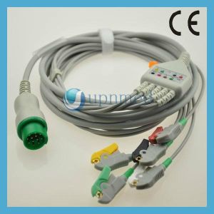 Quality Kontron One-piece 5lead ECG Cable with leadwires for sale
