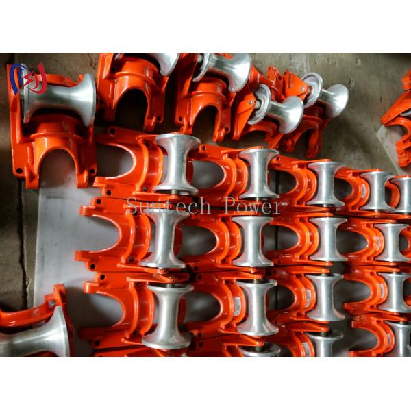 Underground 5KN Casting Aluminum Carrier Underground Cable Installation Equipment