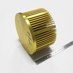 Polishing Practical Cold Forged Heatsink , AL1070 Round Extruded Aluminum