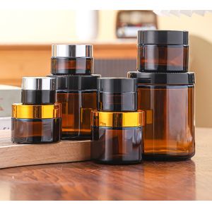 UV Electroplating Glass Cosmetic Bottle Leak Proof Skincare Packaging Bottles