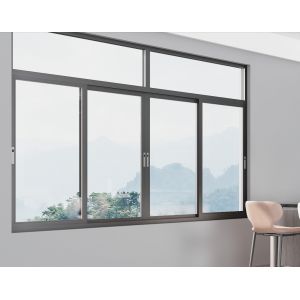 China SZG Powder Coated Sliding Aluminum Window With Multi Point Locking System And Hardware on sale