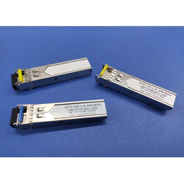 Hot Pluggable Single Fiber SFP Module BIDI SM 155Mb/S SFP 20KM 1550/1310nm