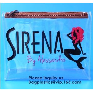 Clear Vinyl Slider Bags/ PVC EVA Zipper Bag,Clothes Packaging Suited Frosted PVC