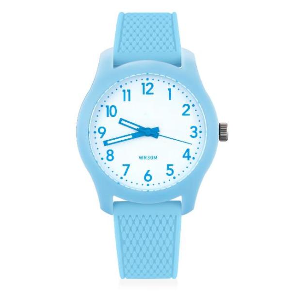 Black Plastic Quartz Watch 12mm Polyester Minimalism 3ATM Ocean Plastic