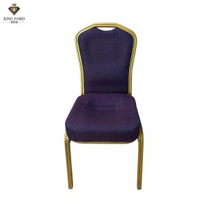 China Aluminum Stacking Gold Wedding Restaurant Banquet Chair Commercial Furniture on sale