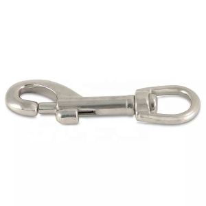 Polished Stainless Steel 316 Double Ended Bolt Snap Hook for OEM Acceptance and