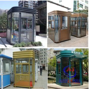 Steel Security Guard House 2000x2500mm Prefabricated Toll Booth