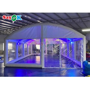 Airtight Inflatable Pool Cover Transparent Inflatable Swimming Pool Bubble Tent