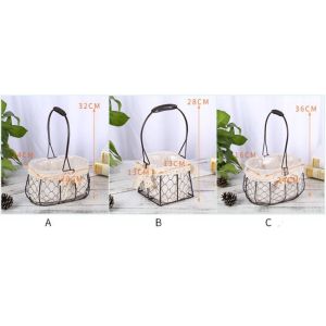 Holiday Gift Iron Basket