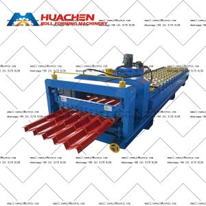 China Efficient Popular Glazed Tile Roll Former Glazed Tile Roll Forming Machine on sale