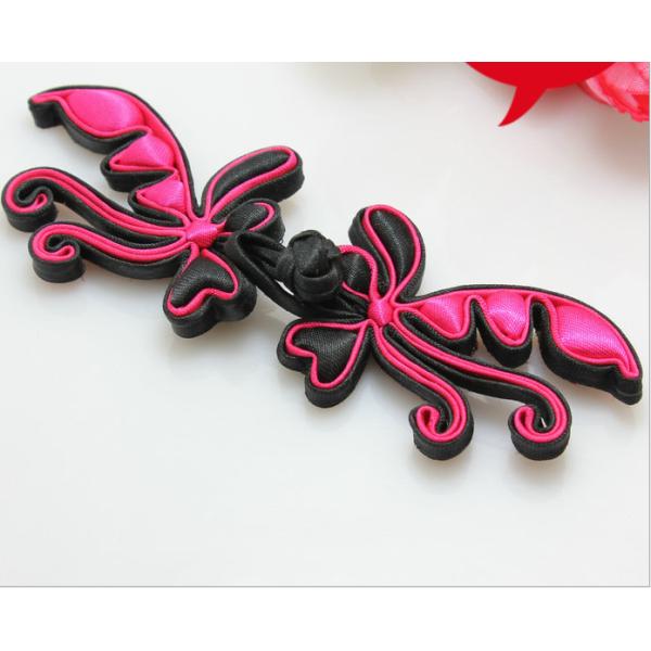 209 fashion red woven button for women clothing, Chinese knot for garment