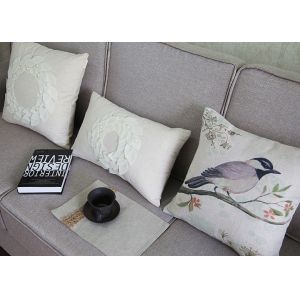 Country Style Patchwork Decorative Throw Pillows Handmade Color Customized