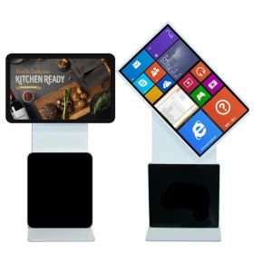 Quality 43&quot; 1920x1080 Lcd Wifi 4G Rotating Advertising Kiosk for sale