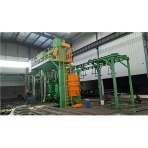 Pass Through Industrial Shot Blaster Castings Surface Treatment