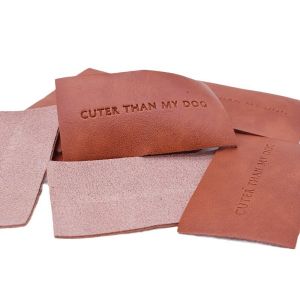 Custom Embossed Genuine Leather Patch