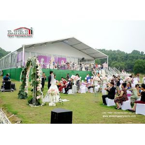 Luxurious Outdoor Wedding Reception Tent , Sun Shade Marquee Event Tent