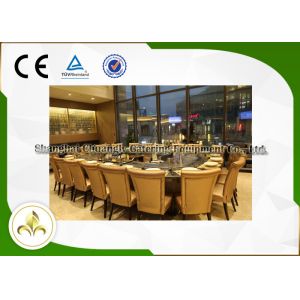 Custom Outdoor Hibachi Table , Stainless Steel Teppanyaki Grill Outdoor