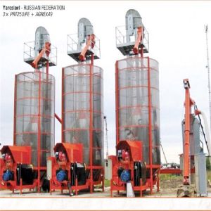 Rapeseed 15m3 22KW Tower Grain Dryer For Soybean