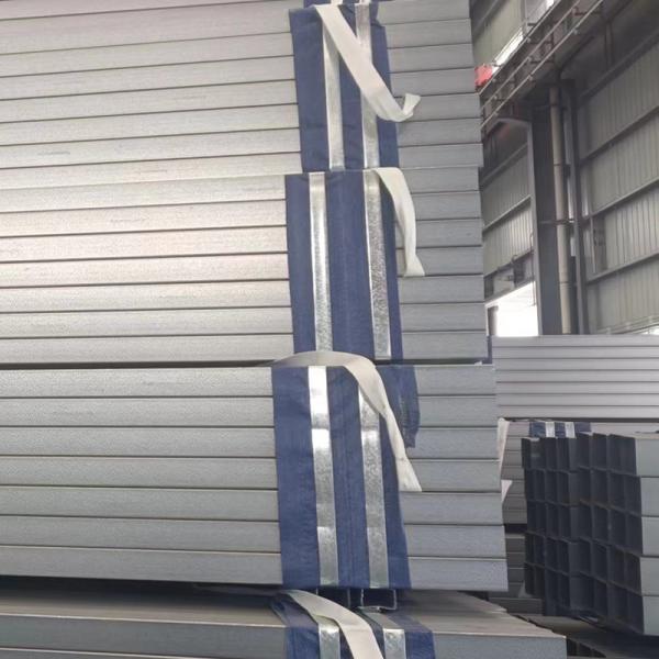 Silver Malleable Zinc Magnesium Aluminum Rectangular Tube For Construction