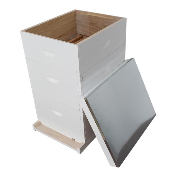 Bee Farm Fir Wood Painted Langstroth Beehive